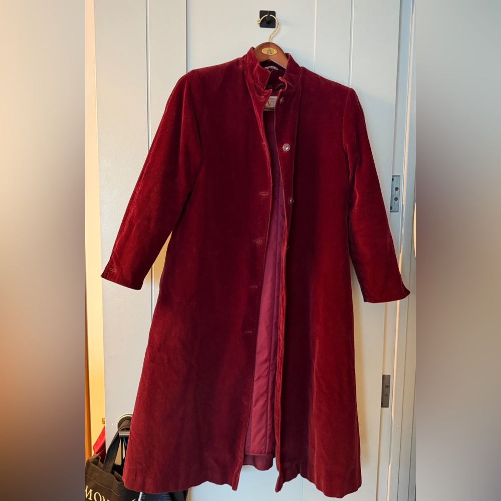 Vintage Valentino Jacket Burgundy